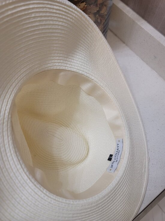 Jess Collett Ivory Traveler Hat Sz Small SPF50+ Packable main image 2